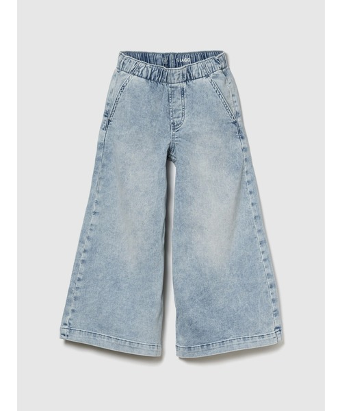 GAP（ギャップ）の「ローライズ ニット イージーウエスト バギーデニム (キッズ)（デニムパンツ・キッズ・ライトインディゴブルー・120cm/130cm/140cm/150cm/160cm/110cm）」の6枚目の写真