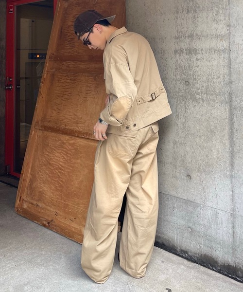 MandO(Auntie Rosa)(エムオー)の「リップストップベイカージャケット/セットアップ可(ブルゾン・メンズ・ブラウン/ブラック・LARGE/MEDIUM)」の21枚目の写真