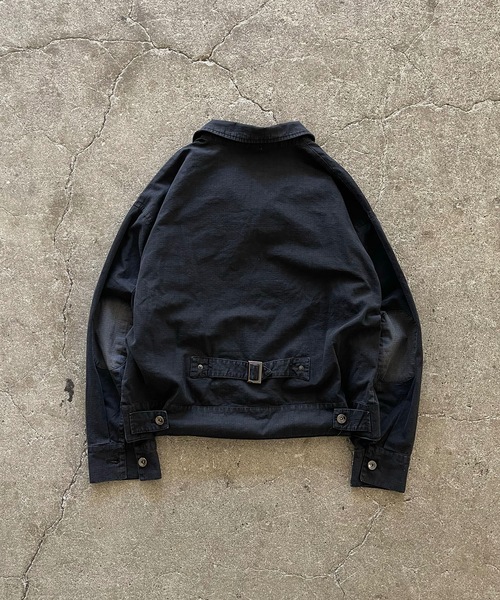 MandO(Auntie Rosa)(エムオー)の「リップストップベイカージャケット/セットアップ可(ブルゾン・メンズ・ブラウン/ブラック・LARGE/MEDIUM)」の9枚目の写真