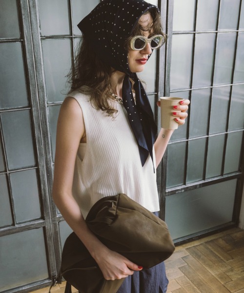 セール】サマーニットノースリーブトップス（ニット/セーター）｜HANNE