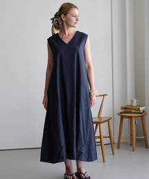 Mia   （ミア）の「Vネックリラックスロングワンピース（ワンピース）」