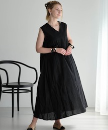 Mia   （ミア）の「Vネックリラックスロングワンピース（ワンピース）」