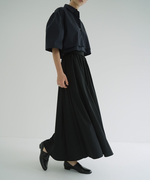 WIDE BELT FLARE SKIRT（スカート）｜CLANE（クラネ）の