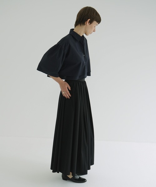WIDE BELT FLARE SKIRT（スカート）｜CLANE（クラネ）の