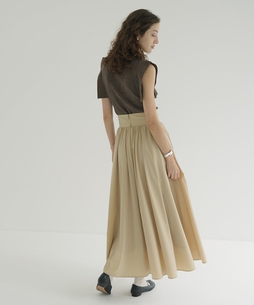 WIDE BELT FLARE SKIRT（スカート）｜CLANE（クラネ）の
