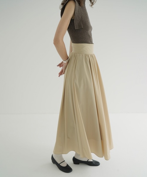 WIDE BELT FLARE SKIRT（スカート）｜CLANE（クラネ）の