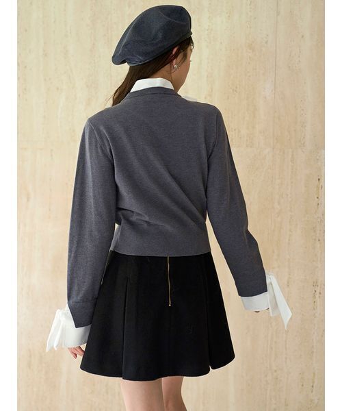 ボウタイドッキングニットプルオーバー（ニット/セーター）｜SNIDEL