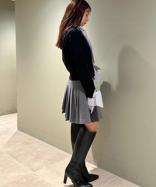 ボウタイドッキングニットプルオーバー（ニット/セーター）｜SNIDEL