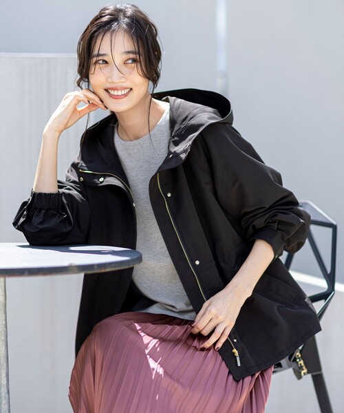 撥水・洗える】フーディショート ブルゾン（ブルゾン）｜ANY SIS