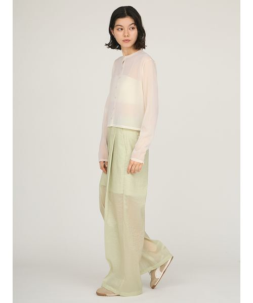 emmi(エミ)の「カップ付きインナーブラトップ(キャミソール・レディース・ホワイト/ブラック・F)」の6枚目の写真