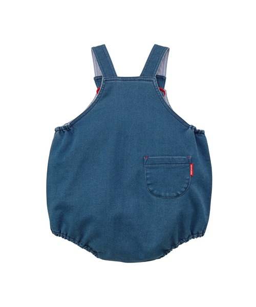 MIKI HOUSE（ミキハウス）の「【WEB限定】ストレッチニットデニムロンパース（ロンパース・キッズ・インディゴブルー・フリー(80-90cm)）」の12枚目の写真