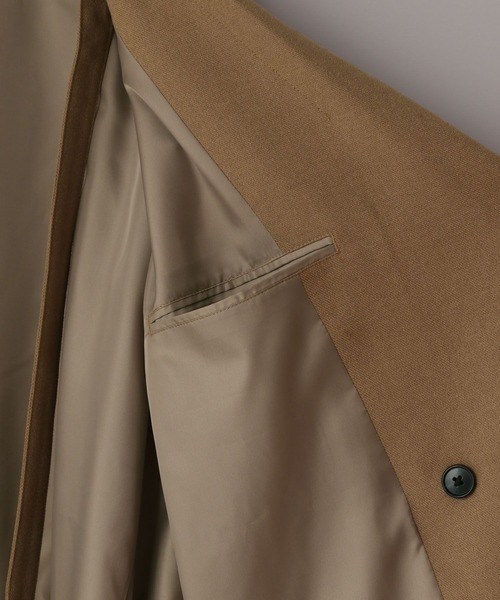 LOWRYS FARM（ローリーズファーム）の「【LFM(U)】ＴＲＷブレストテーラージャケット　 455576（テーラードジャケット・メンズ・ブラウン/その他/チャコールグレー・MEDIUM/LARGE）」の4枚目の写真