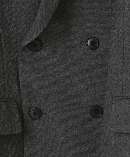 LOWRYS FARM（ローリーズファーム）の「【LFM(U)】ＴＲＷブレストテーラージャケット　 455576（テーラードジャケット・メンズ・ブラウン/その他/チャコールグレー・MEDIUM/LARGE）」の13枚目の写真