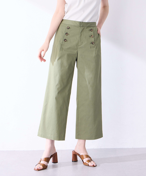 Petit Honfleur（プチオンフルール）の「マリンパンツ【接触冷感】（その他パンツ・レディース・カーキ/ネイビー/ブラウン・64/67）」の3枚目の写真