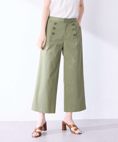 Petit Honfleur（プチオンフルール）の「マリンパンツ【接触冷感】（その他パンツ・レディース・カーキ/ネイビー/ブラウン・64/67）」の8枚目の写真