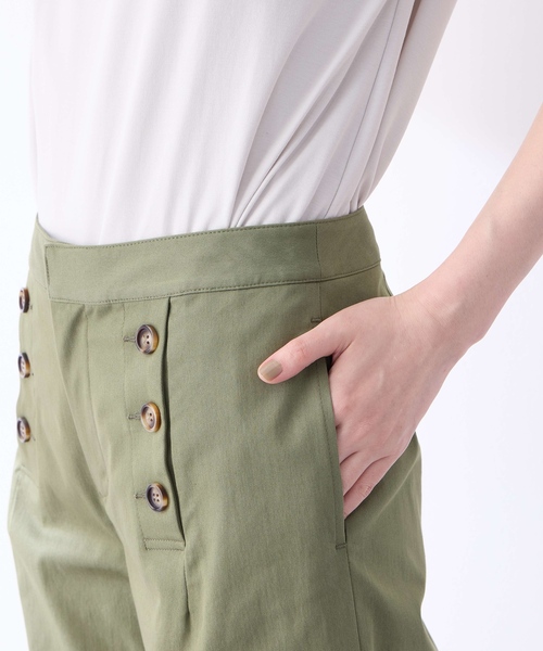 Petit Honfleur（プチオンフルール）の「マリンパンツ【接触冷感】（その他パンツ・レディース・カーキ/ネイビー/ブラウン・64/67）」の21枚目の写真