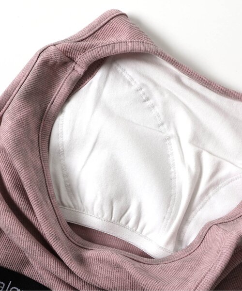 algy（アルジー）の「クロップドタンク（タンクトップ・キッズ・ピンク/ブラック/オフホワイト・XX-SMALL/X-SMALL/MEDIUM/SMALL）」の6枚目の写真