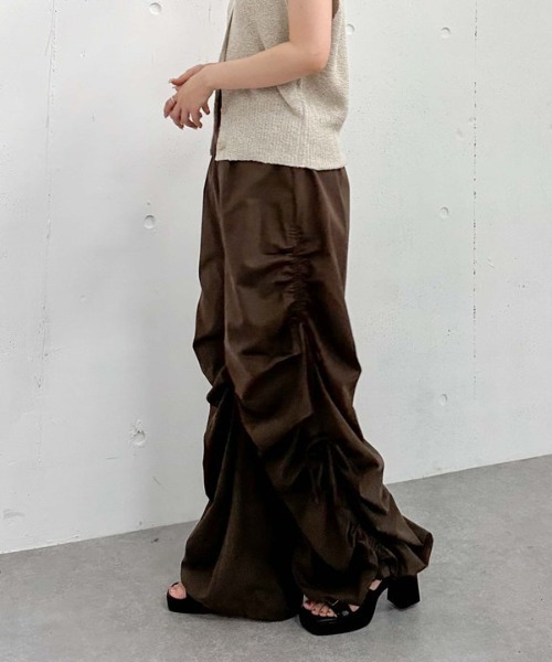 archives(アルシーヴ)の「サイドドロストカーゴパンツ(カーゴパンツ・レディース・ベージュ/ブラウン/グレイッシュベージュ・MEDIUM)」の14枚目の写真