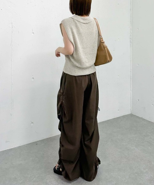 archives(アルシーヴ)の「サイドドロストカーゴパンツ(カーゴパンツ・レディース・ベージュ/ブラウン/グレイッシュベージュ・MEDIUM)」の18枚目の写真