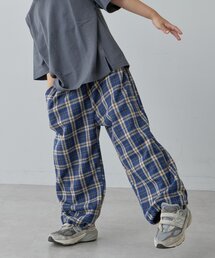 CIAOPANIC TYPY（チャオパニックティピー）の「【KIDS】裾ドロストチェックイージーパンツ（その他パンツ・キッズ）」
