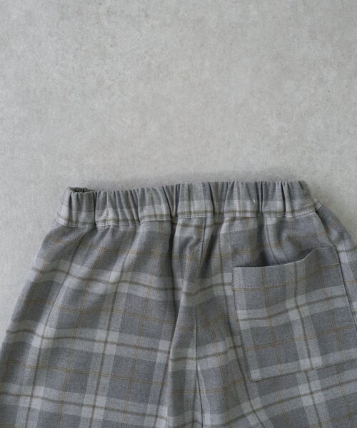 CIAOPANIC TYPY（チャオパニックティピー）の「【KIDS】《ジュニアサイズあり》裾ドロストチェックイージーパンツ(ユニセック)（その他パンツ・キッズ・グレー/ブルー/カーキ・MEDIUM/LARGE/X-LARGE/SMALL/XX-LARGE）」の10枚目の写真