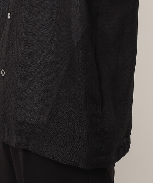 COMME CA ISM（コムサイズム）の「カラミメッシュ シャツブルゾン（ブルゾン・メンズ・ブラック・MEDIUM/LARGE）」の17枚目の写真