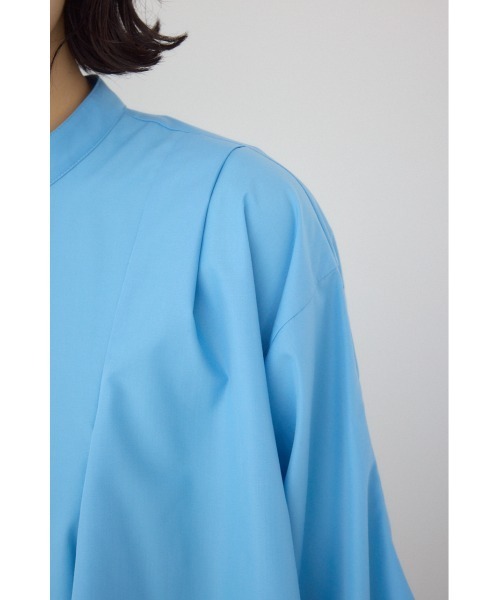 セール】【PLUS】ボリュームスリーブアシンメトリーシャツ（シャツ