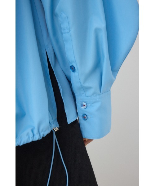 セール】【PLUS】ボリュームスリーブアシンメトリーシャツ（シャツ