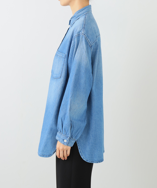 La TOTALITE(ラトータリテ)の「【洗える】Healthy Denim /ヘルシーデニム デニムシャツ Tomato(シャツ/ブラウス・レディース・ブルー系その他・FREE)」の13枚目の写真