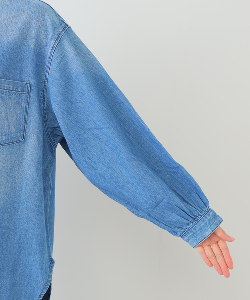 La TOTALITE(ラトータリテ)の「【洗える】Healthy Denim /ヘルシーデニム デニムシャツ Tomato(シャツ/ブラウス・レディース・ブルー系その他・FREE)」の16枚目の写真