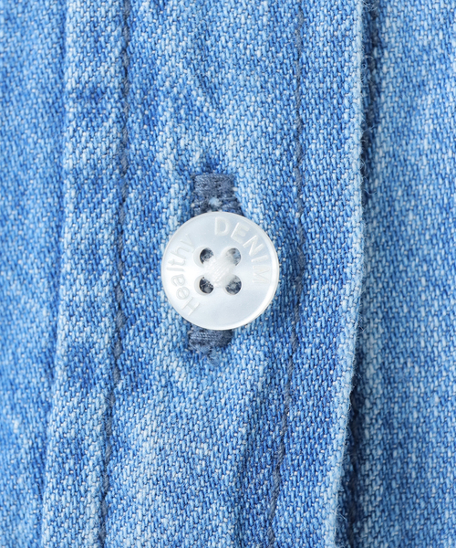 La TOTALITE(ラトータリテ)の「【洗える】Healthy Denim /ヘルシーデニム デニムシャツ Tomato(シャツ/ブラウス・レディース・ブルー系その他・FREE)」の3枚目の写真
