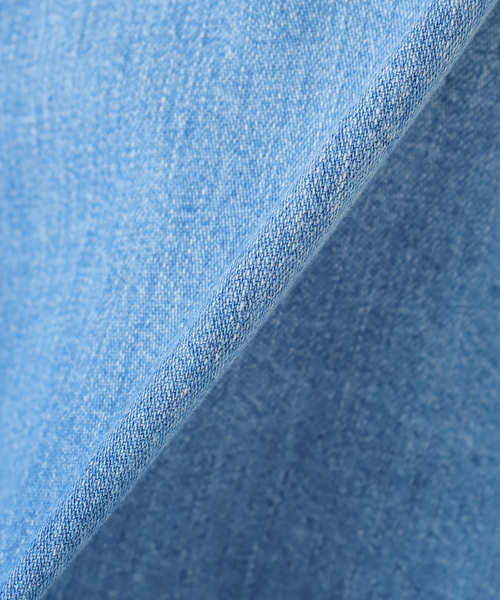 La TOTALITE(ラトータリテ)の「【洗える】Healthy Denim /ヘルシーデニム デニムシャツ Tomato(シャツ/ブラウス・レディース・ブルー系その他・FREE)」の6枚目の写真