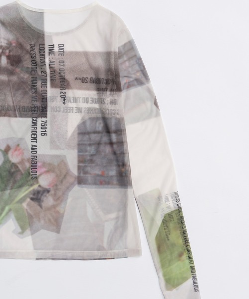 セール】ORDINARY DAYS/ORDINARY DAYSプリントシアートップス（Tシャツ