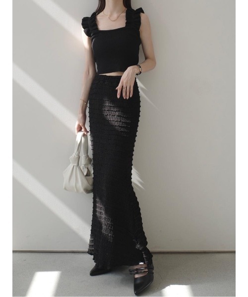 amel（エイメル）の「リボンストラップサンダル（サンダル・レディース・ブラック・FREE）」の7枚目の写真