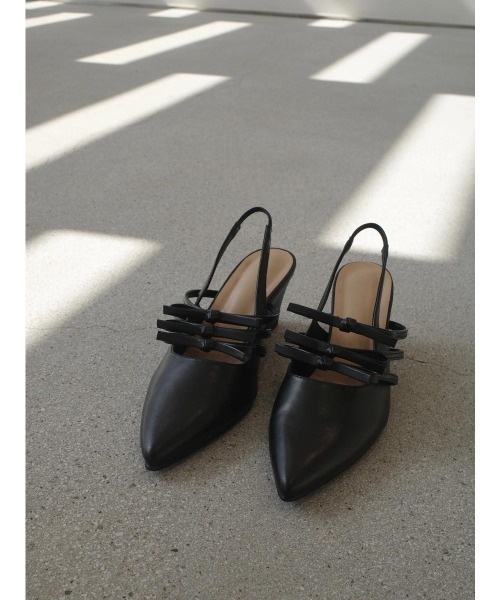 amel（エイメル）の「リボンストラップサンダル（サンダル・レディース・ブラック・FREE）」の10枚目の写真