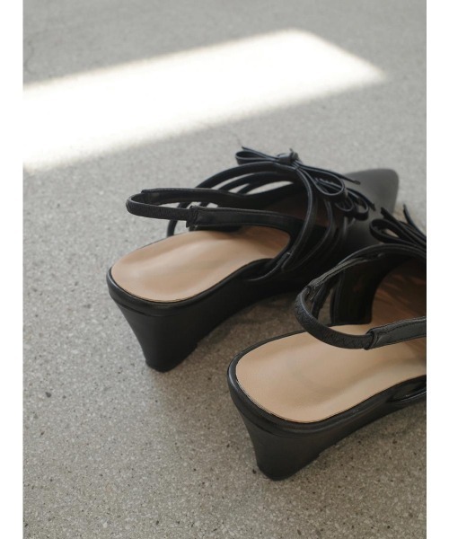 amel（エイメル）の「リボンストラップサンダル（サンダル・レディース・ブラック・FREE）」の15枚目の写真