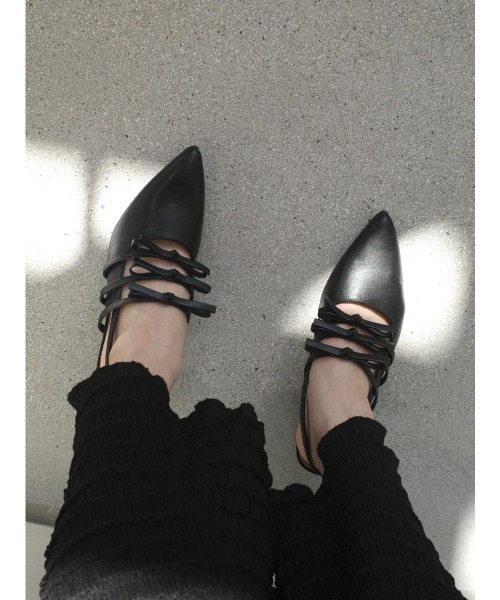 amel（エイメル）の「リボンストラップサンダル（サンダル・レディース・ブラック・FREE）」の19枚目の写真