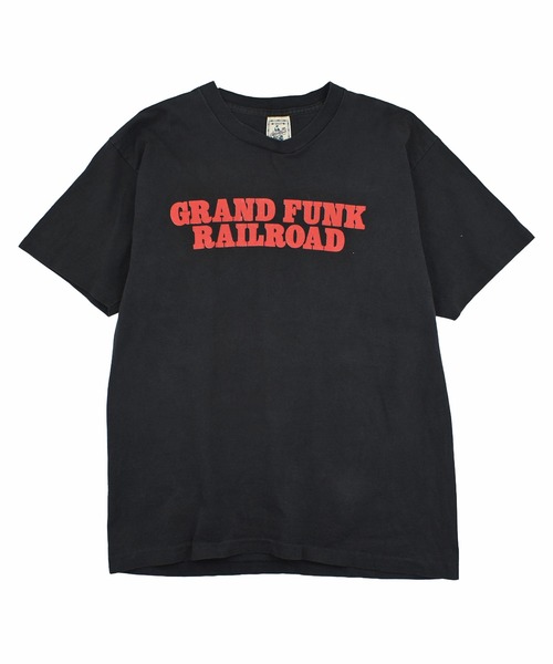 VINTAGE(ヴィンテージ)の「【USED】90’s Alore “GRAND FUNK RAILROAD” バンド Tシャツ USA製(Tシャツ/カットソー・メンズ・ブラック・LARGE)」の1枚目の写真