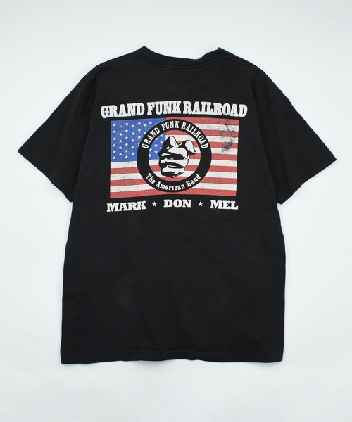 VINTAGE(ヴィンテージ)の「【USED】90’s Alore “GRAND FUNK RAILROAD” バンド Tシャツ USA製(Tシャツ/カットソー・メンズ・ブラック・LARGE)」の6枚目の写真