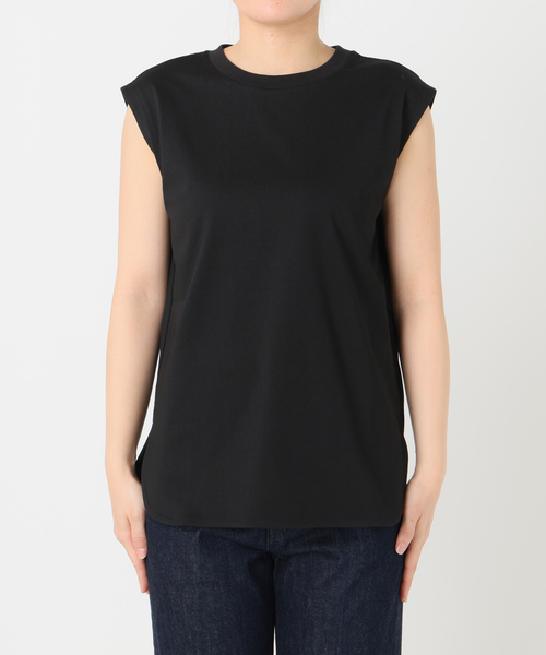 B.C STOCK(ベーセーストック)の「《追加》ウォッシャブル / 接触冷感 / ノースリーブプルオーバー(Tシャツ/カットソー・レディース・ブラック/ホワイト・FREE)」の18枚目の写真
