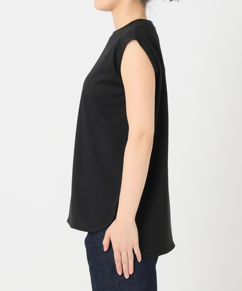 B.C STOCK(ベーセーストック)の「《追加》ウォッシャブル / 接触冷感 / ノースリーブプルオーバー(Tシャツ/カットソー・レディース・ブラック/ホワイト・FREE)」の19枚目の写真