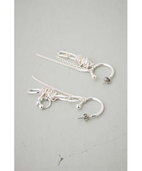 Sretsis アシンメトリー ピアス スズランパーツ アシンメトリーピアス #1 | ampersand LLC