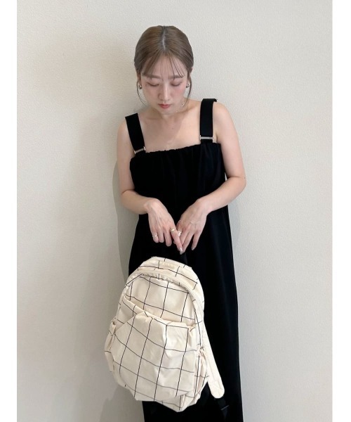 emmi（エミ）の「ジャージジャンパースカート（スカート・レディース・ブラック/モカ・0/1）」の16枚目の写真