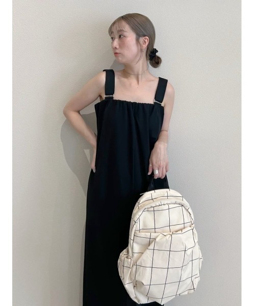 emmi 撥水ジャンパースカート エミ emmi ミニジャンパースカート （BLK） -ファッション通販 FASHION