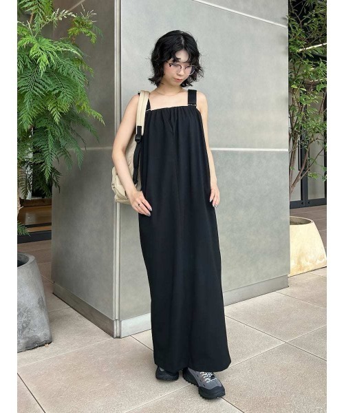 emmi（エミ）の「ジャージジャンパースカート（スカート・レディース・ブラック/モカ・0/1）」の15枚目の写真