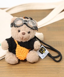 crossi（クロッシー）の「テディベアぬいぐるみ チャーム キーホルダー（チャーム）」