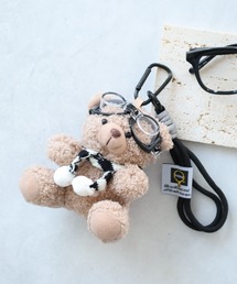 crossi（クロッシー）の「テディベアぬいぐるみ チャーム キーホルダー（チャーム）」