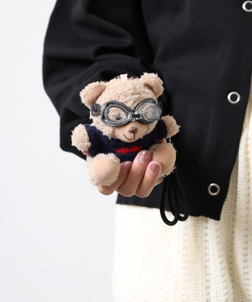 crossi(クロッシー)の「テディベアぬいぐるみ チャーム キーホルダー(チャーム・レディース・ベージュ/ベージュ系/ベージュ系1/ホワイト/ベージュ系2/ブラウン・FREE)」の19枚目の写真