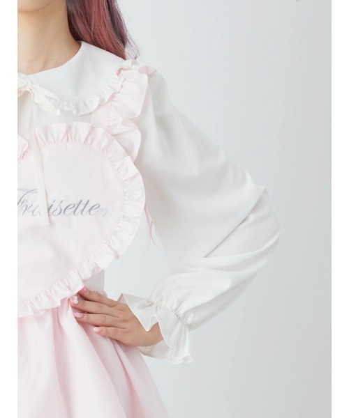 Ank Rouge（アンクルージュ）の「ハートエプロンセットアップ（ワンピース・レディース・ピンク/A/ブラック・M）」の9枚目の写真