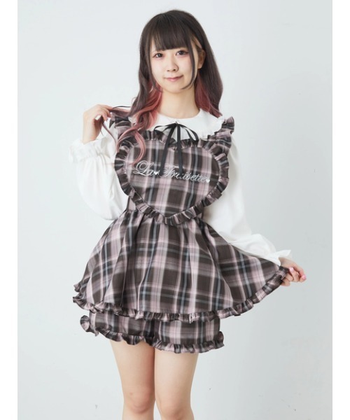 美品♡アンクルージュ♡ ハートエプロンSETUP♡チェック柄♡ ハートエプロンSETUP - Ank Rouge(アンクルージュ)の